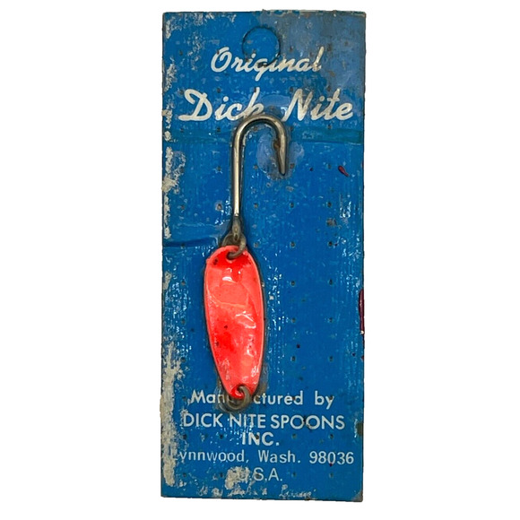 Dick Nite Spoons Inc. Fishing Lure Spoon Crankbait Fish Bait Vintage - Picture 1 of 3